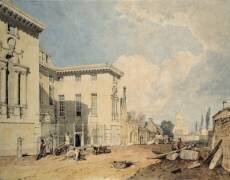 A View of Worcester College (Joseph Mallord William Turner) - Muzeo.com