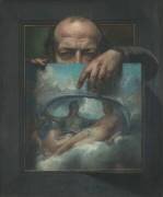 Autoportrait en trompe-l'oeil (Jean-Marie Faverjon) - Muzeo.com