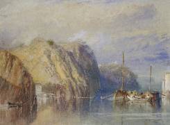 Between Clairmont and Mauves (Joseph Mallord William Turner) - Muzeo.com
