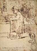 Caricature of the Aldobrandini theologian (Domenichino) - Muzeo.com