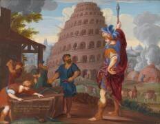 Edification de la tour de Babel (Jean Joubert) - Muzeo.com