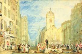 High Street, Edinburgh (Joseph Mallord William Turner) - Muzeo.com