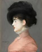 La femme au chapeau noir : portrait d'Irma Brunner la Viennoise (Edouard Manet) - Muzeo.com