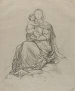 La Vierge et l'Enfant Jésus (Louis Joseph César Ducornet) - Muzeo.com