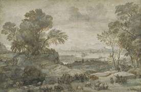 Landscape with Christ Preaching the Sermon on the Mount (Claude Gellée) - Muzeo.com