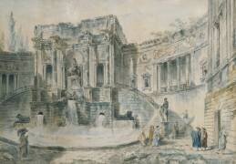 Landscape with ruins (Hubert Robert) - Muzeo.com