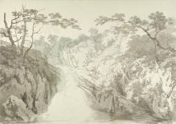 Landscape with Waterfall (Joseph Mallord William Turner) - Muzeo.com