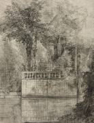Lattice Work and Reflecting Pool at Arcueil (Jean-Baptiste Oudry) - Muzeo.com