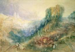 Lausanne from the West (Joseph Mallord William Turner) - Muzeo.com