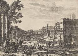 Le Campo Vaccino, 1er état (Claude Gellée) - Muzeo.com