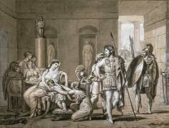 Le Départ d'Hector (Jacques-Louis David) - Muzeo.com