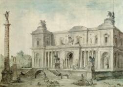 Le Musée des Antiques (Hubert Robert) - Muzeo.com
