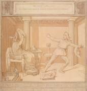 Le roi Midas et son barbier (Jean-Auguste-Dominique Ingres) - Muzeo.com
