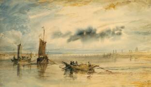 Mainz and Kastell (Joseph Mallord William Turner) - Muzeo.com