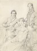 Mr. and Mrs. Woodhead with Rev. Henry Comber as a Youth (Jean-Auguste-Dominique Ingres) - Muzeo.com