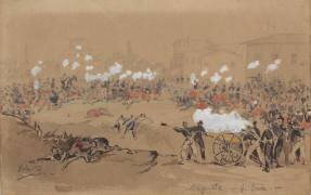 Napoléon III aux combats de rues de Magenta, 4 juin 1859 (Joseph-Louis-Hippolyte...) - Muzeo.com