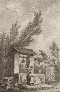 Plate Seven from Evenings in Rome (Hubert Robert) - Muzeo.com