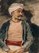 Portrait de Mustapha, domestique turc de Géricault (Théodore Géricault) - Muzeo.com