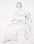 Portrait of Miss Elizabeth Keating playing her Guitar (Jean-Auguste-Dominique Ingres) - Muzeo.com