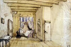 Premier état supposé de la chambre de Victor Hugo à Guernesey (Victor Hugo) - Muzeo.com