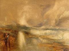 Rockets and Blue Lights (Joseph Mallord William Turner...) - Muzeo.com