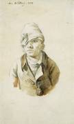 Self Portrait with Cap and Eye Patch (Caspar David Friedrich) - Muzeo.com