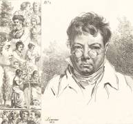 Self-Portrait and Other Heads (Jacques Antoine Marie Lemoine) - Muzeo.com