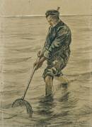 Shells Fisherman (Jozef Israëls) - Muzeo.com