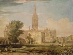 South View of Salisbury Cathedral (Joseph Mallord William Turner) - Muzeo.com
