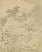 Stream with a Bridge (Caspar David Friedrich) - Muzeo.com
