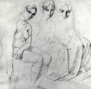 Study for Francesca da Rimini (Jean-Auguste-Dominique Ingres) - Muzeo.com