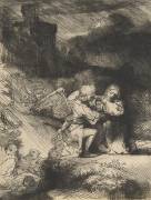 The Agony in the garden (Rembrandt) - Muzeo.com