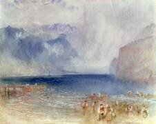The First Steamer on the Lake of Lucerne in 1841 (Joseph Mallord William Turner) - Muzeo.com