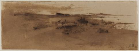 Vue générale d'une ville au bord de la mer (Victor Hugo) - Muzeo.com