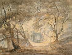 Woodland Scene with Figures (Joseph Mallord William Turner) - Muzeo.com