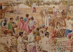Firewood market, Thaung Tho (Wilson Clive) - Muzeo.com