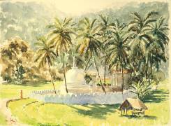 Temple in the paddy fields (Wilson Clive) - Muzeo.com