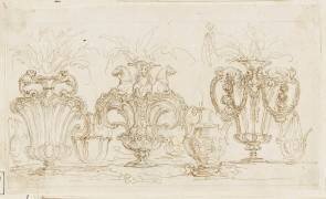 Album : sept études de vases richement ornés (Stefano Della Bella) - Muzeo.com