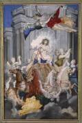 Allégorie à Louis XIV en Apollon dans le char du soleil (Joseph Werner the Younger) - Muzeo.com