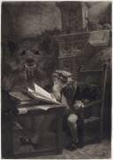 Faust assis (Jean-Paul Laurens) - Muzeo.com