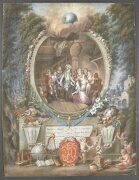 Henri IV chez le meunier Michaud. Le roi est reconnu par les courtisans (Jean-Michel Moreau the Younger) - Muzeo.com
