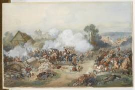 Henri IV à la bataille d'Arques (Eugène Lami) - Muzeo.com