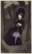 Jeune femme à l'ombrelle mauve (Joan González) - Muzeo.com