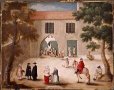 La distribution des aumônes à l'abbaye de Port-Royal-des-Champs : (Louise-Magdeleine Horthemels...) - Muzeo.com