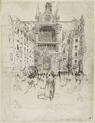 Paris, cathédrale notre-Dame : la rosace du transept sud (Joseph Pennel) - Muzeo.com