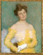 Portrait de Jeanne Prinet (Edmond Aman-Jean) - Muzeo.com