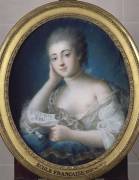 Portrait de jeune femme tenant une lettre (anonymous) - Muzeo.com