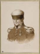 Portrait du général Drouot, un bandeau sur les yeux (Jean-Baptiste Isabey) - Muzeo.com
