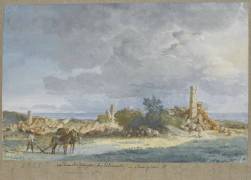 Ruines d'un temple de Sélinonte (Jean-Pierre-Laurent Houel) - Muzeo.com