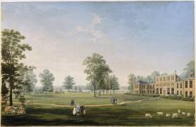 Vue du château de Gosfield (Antoine Ignace Melling) - Muzeo.com